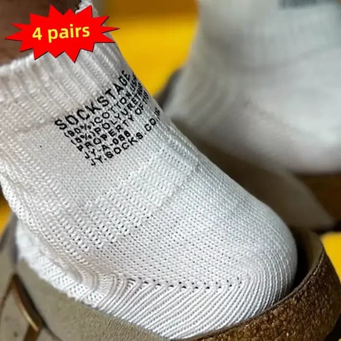 4 paires de chaussettes en coton pour hommes