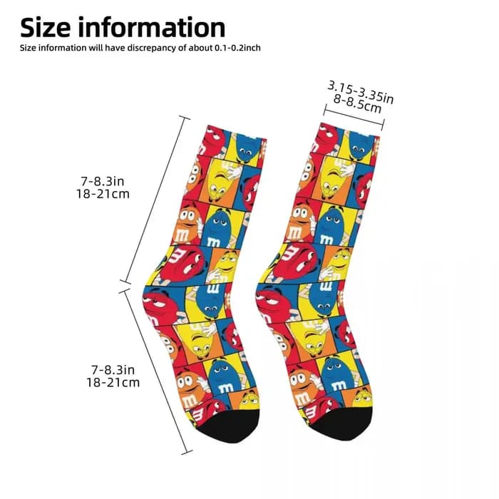 M haricots – chaussettes amusantes