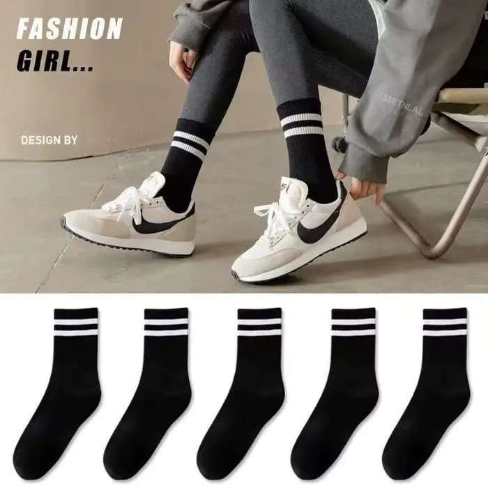 5/10 paires de chaussettes rayées