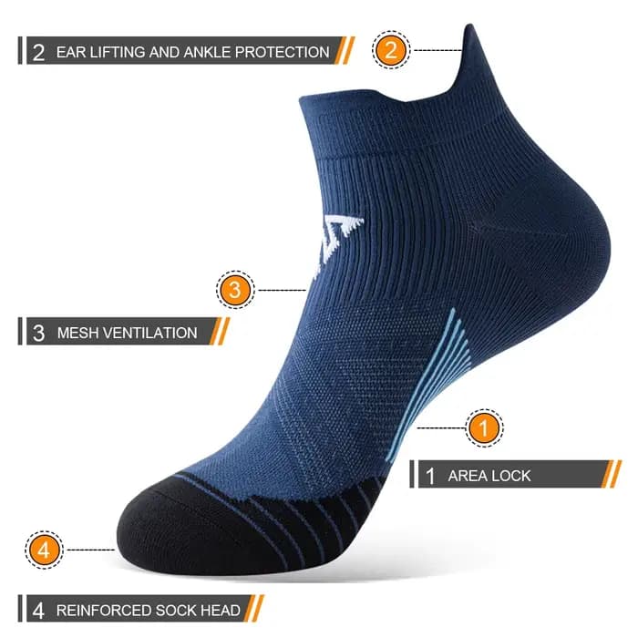 Chaussettes de course unisexes