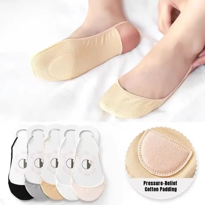 Chaussettes invisibles en coton pour femmes