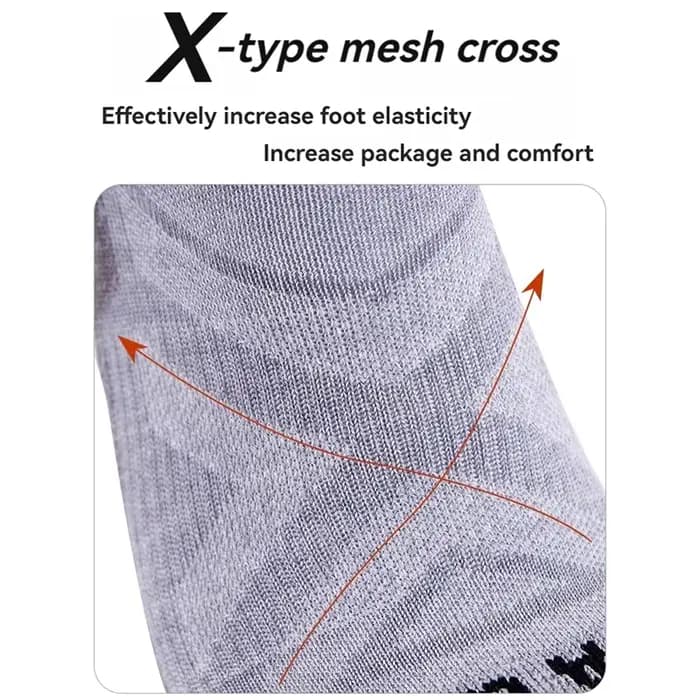 ASTA GEAR-Chaussettes Mi-sulfen Laine Mérinos