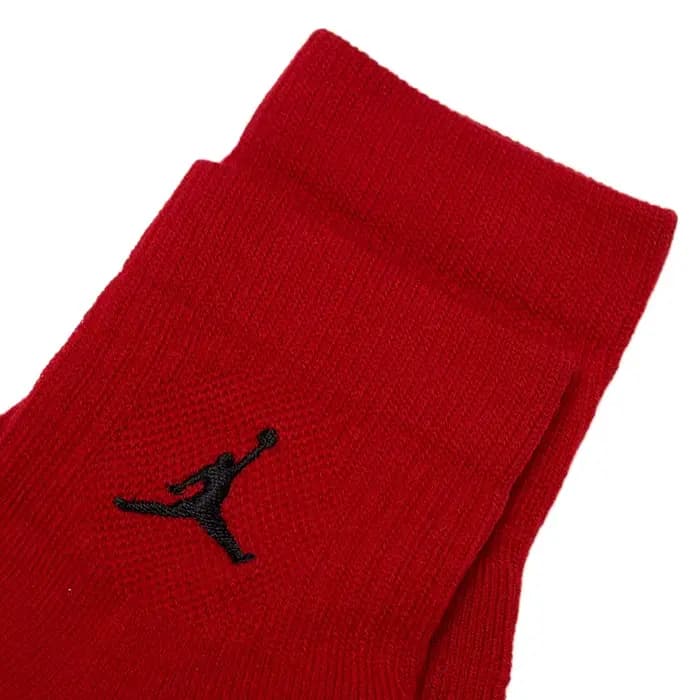 Nike (Nike) Jordan chaussettes unisexes trois paires Pack sport simple confortable respirant mi-mollet chaussettes entraînement fitness chaussettes course chaussettes décontractées Dx9655-902