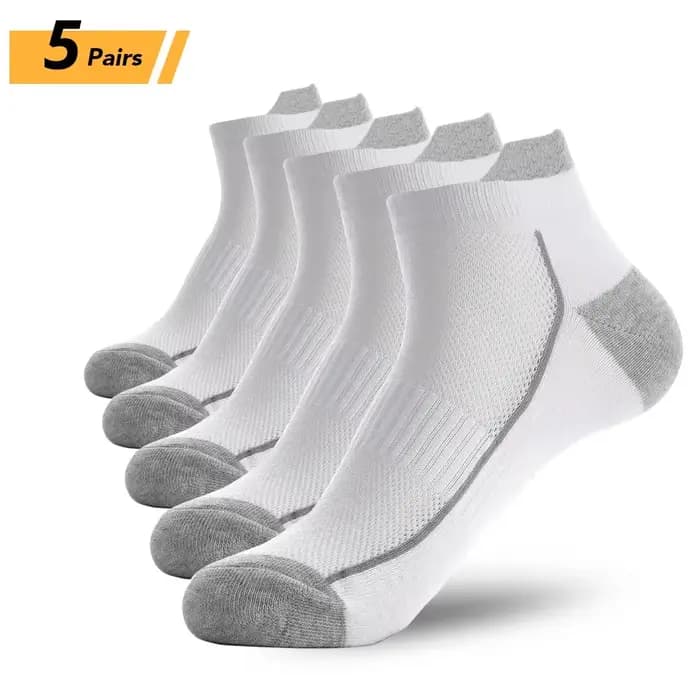 5 paires de chaussettes pour hommes en coton biologique