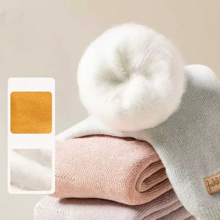 Automne et hiver nouvelles chaussettes épaisses pour femmes avec velours épaissi chaud géant épais corail