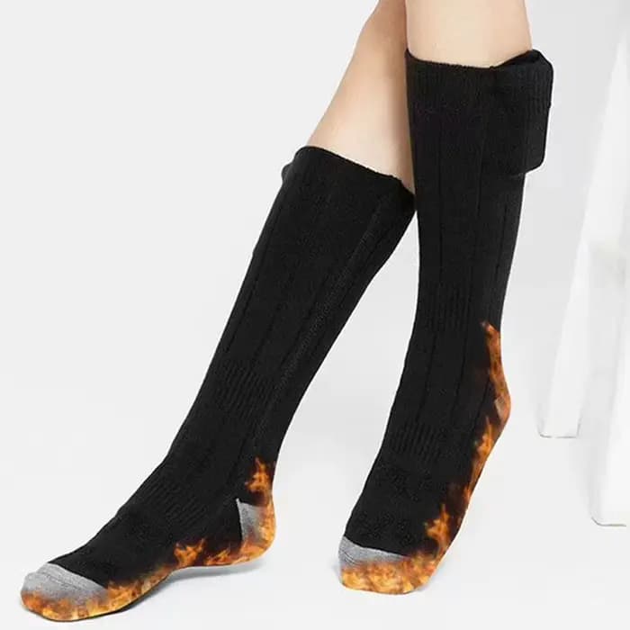 Chaussettes chauffantes d'hiver