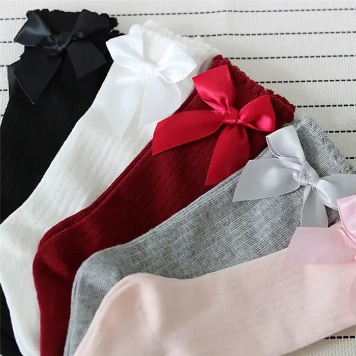 Chaussettes longues pour filles de 0 à 7 ans