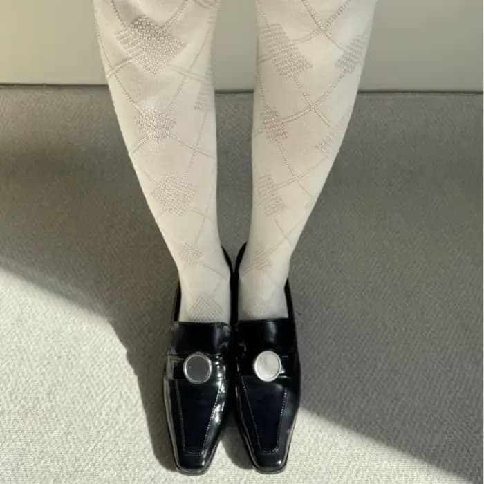 Leggings de style britannique vintage collants élégants pour femmes