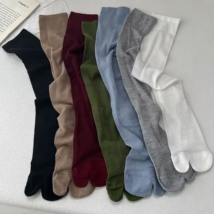 Chaussettes à bout fendu Dopamine pour femmes