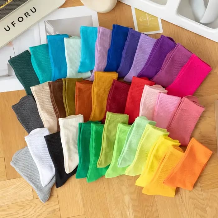 1 paire de chaussettes d'été en coton pour femmes et hommes, chaussettes courtes respirantes et confortables, absorbant la sueur, automne et hiver