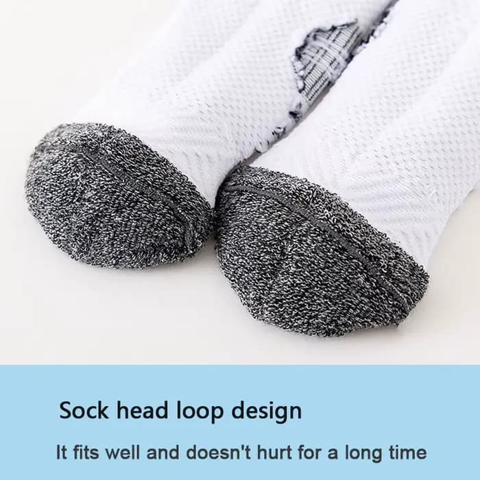 3 paires de chaussettes de sport en maille pour hommes