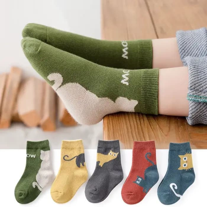 5 paires de chaussettes pour enfants