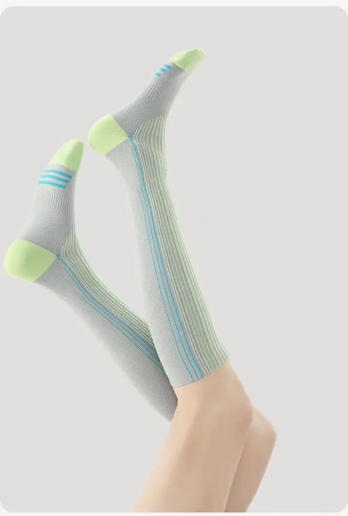 Chaussettes de Compression fines mi-mollet pour femmes