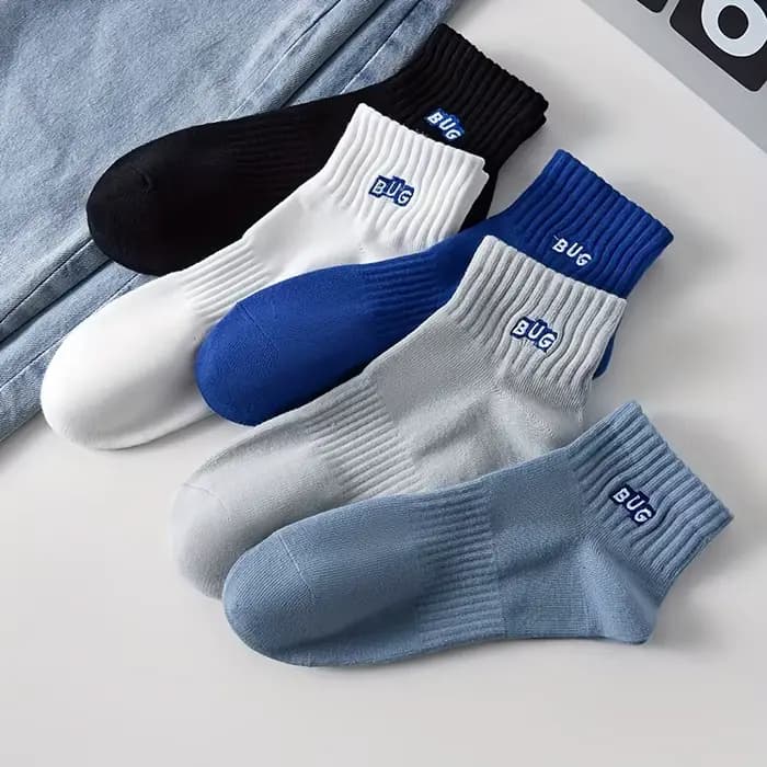 5 paires de chaussettes basses pour hommes