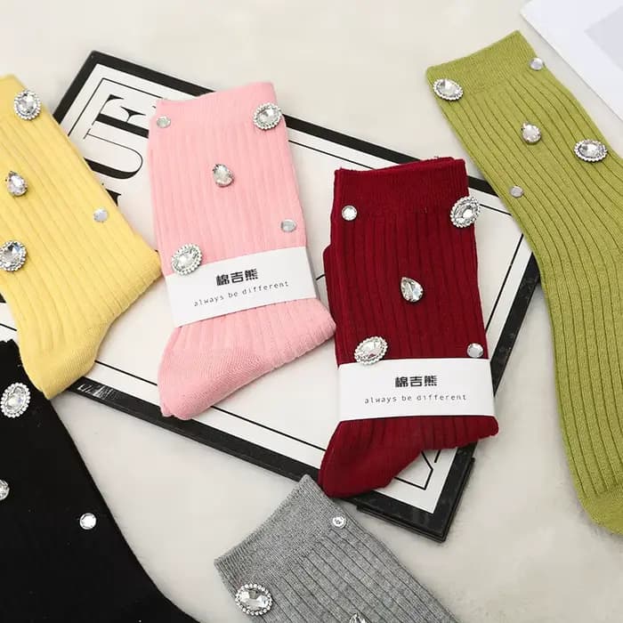 Chaussettes coréennes rétro pour femmes