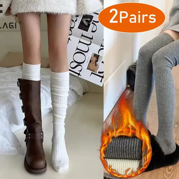 Chaussettes en cachemire tricotées pour femme