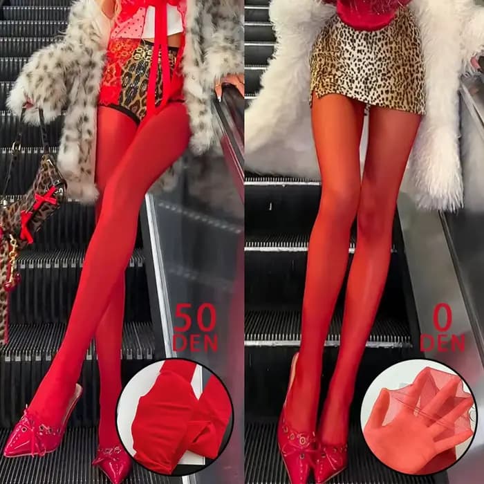 Vin rouge collants femmes Leggings moulante Sexy voir à travers la Lingerie Ins chaud Femme