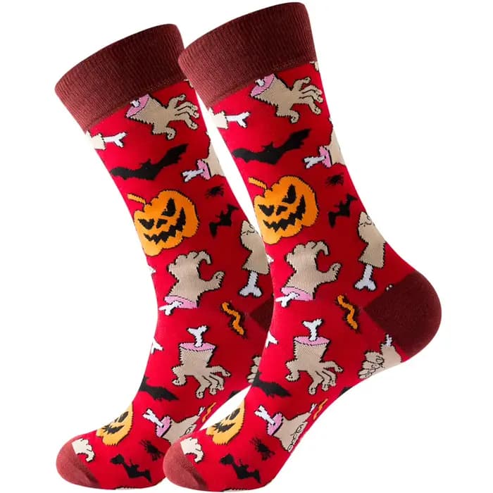 Chaussettes drôles pour hommes et femmes, Harajuku, Seton Alien, Monster Socks, Pumpkin, Bat Crew, Hot Sale, Halloween, Nouveau