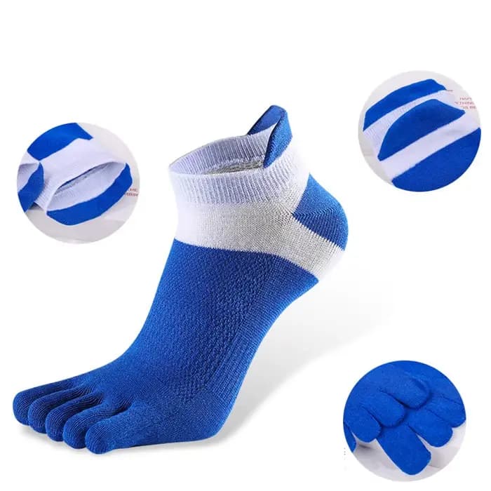 5 paires/lot été hommes chaussettes coton cinq doigts mâle