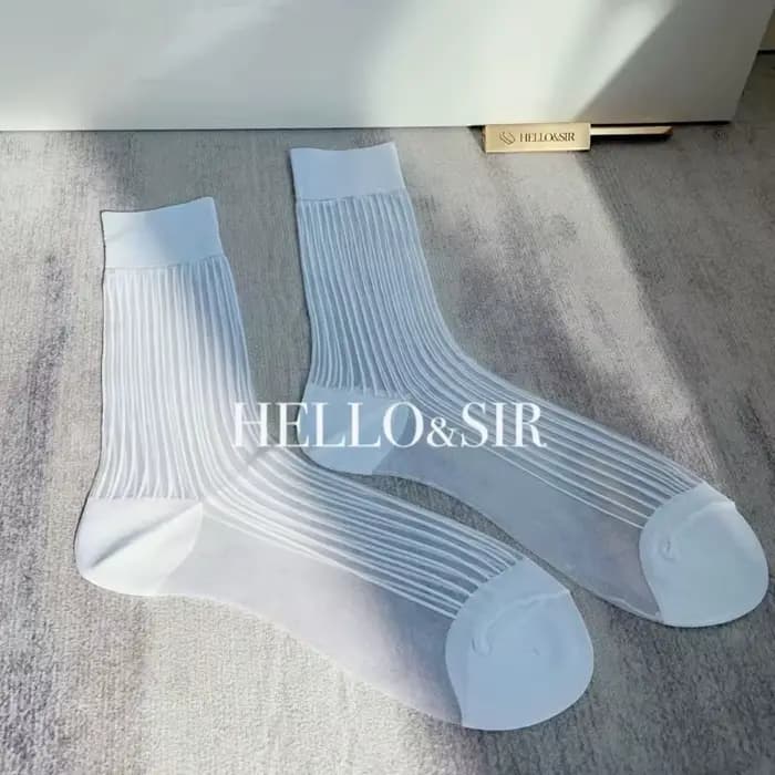 Marque qualité hommes chaussettes pure couleur unie respirant formel affaires