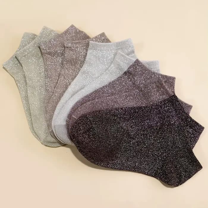 5 paires de chaussettes courtes pour femmes