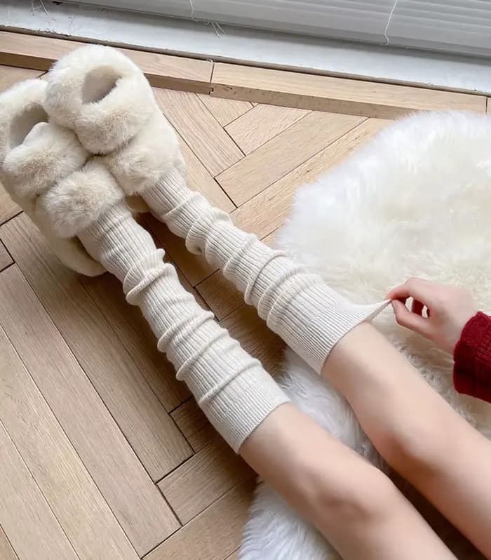 Chaussettes tricotées pour femmes