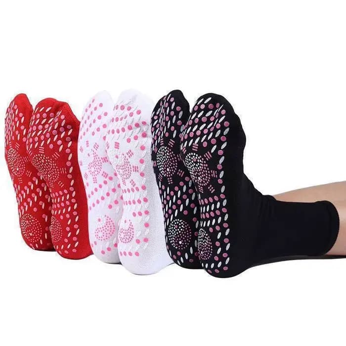 1/5 paires Tourmaline auto-chauffant chaussettes hiver chaud thermique soins de santé