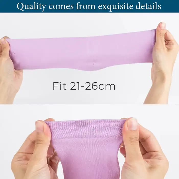 Chaussettes solides en coton pour femmes