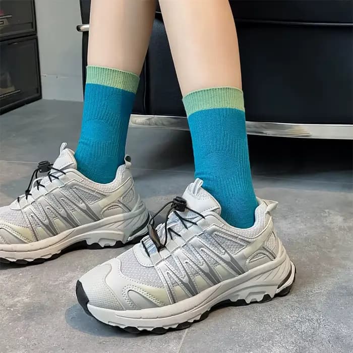 Chaussettes courtes antidérapantes pour femmes