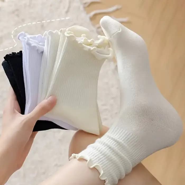 Chaussettes à volants pour femmes