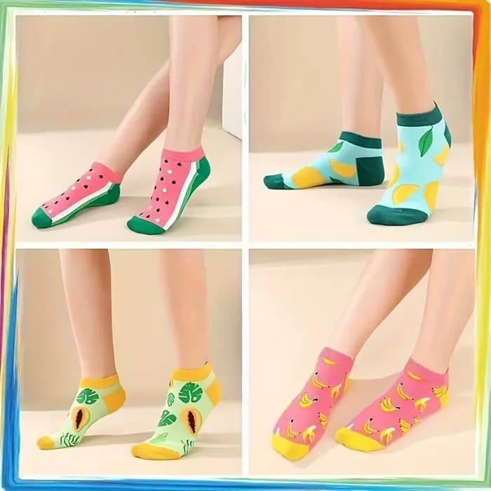 9 paires de chaussettes de sport amusantes pour femmes
