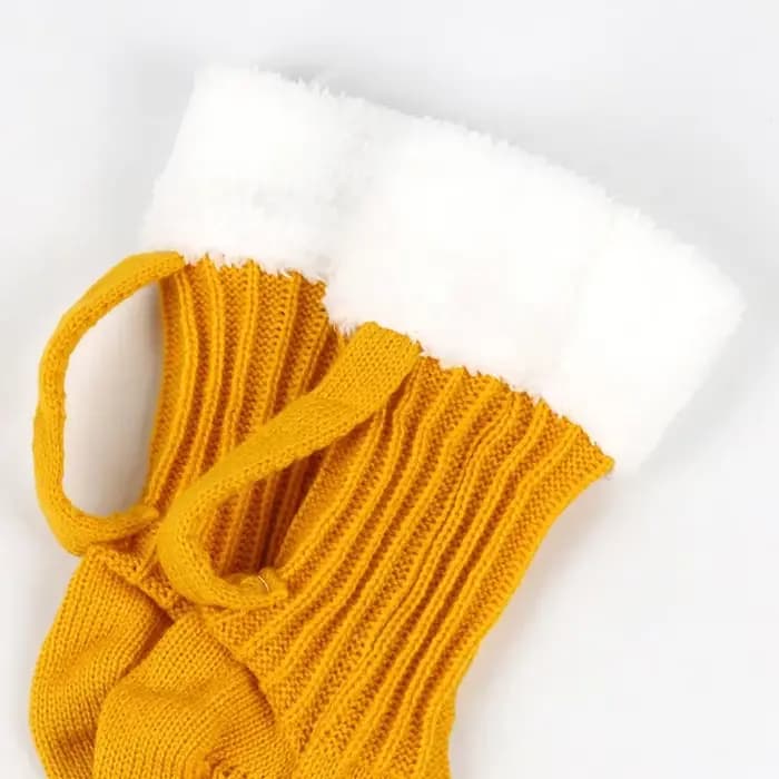 Tasse de bière 3D chaussettes tricotées hommes rembourrés chaud mi-mollet