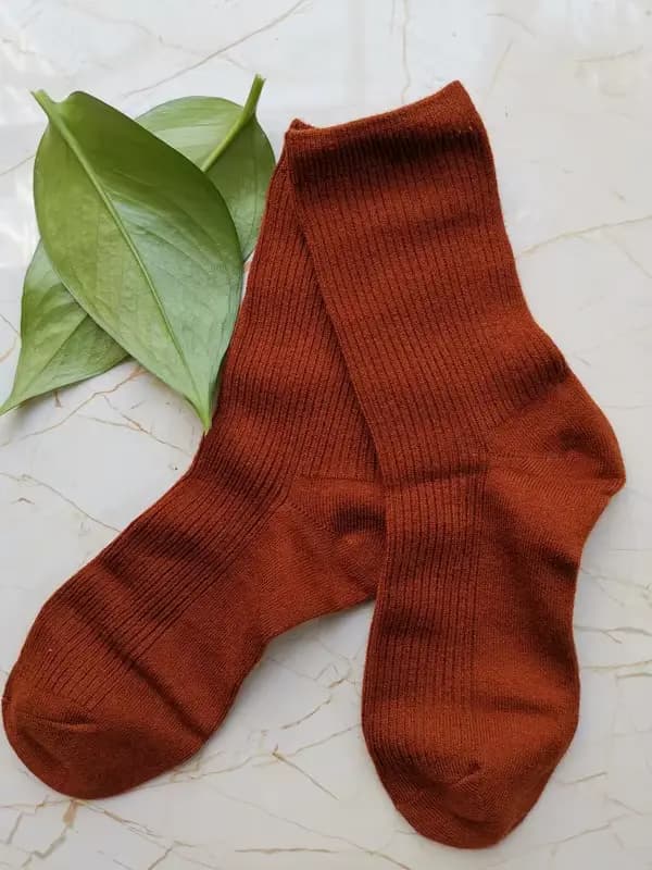 Haute qualité 100% cachemire laine chaussettes femmes hiver