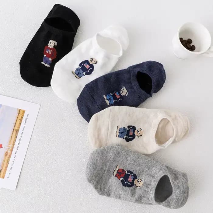 Chaussettes d'ours de dessin animé pour hommes