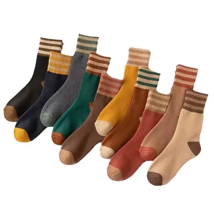 Chaussettes mi-tube en cachemire pour femmes