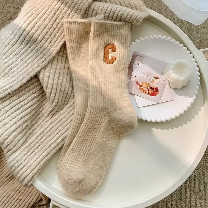 Chaussettes de luxe en laine pour femmes