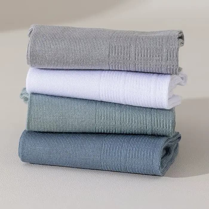 Chaussettes d'été en Fiber de bambou pour hommes