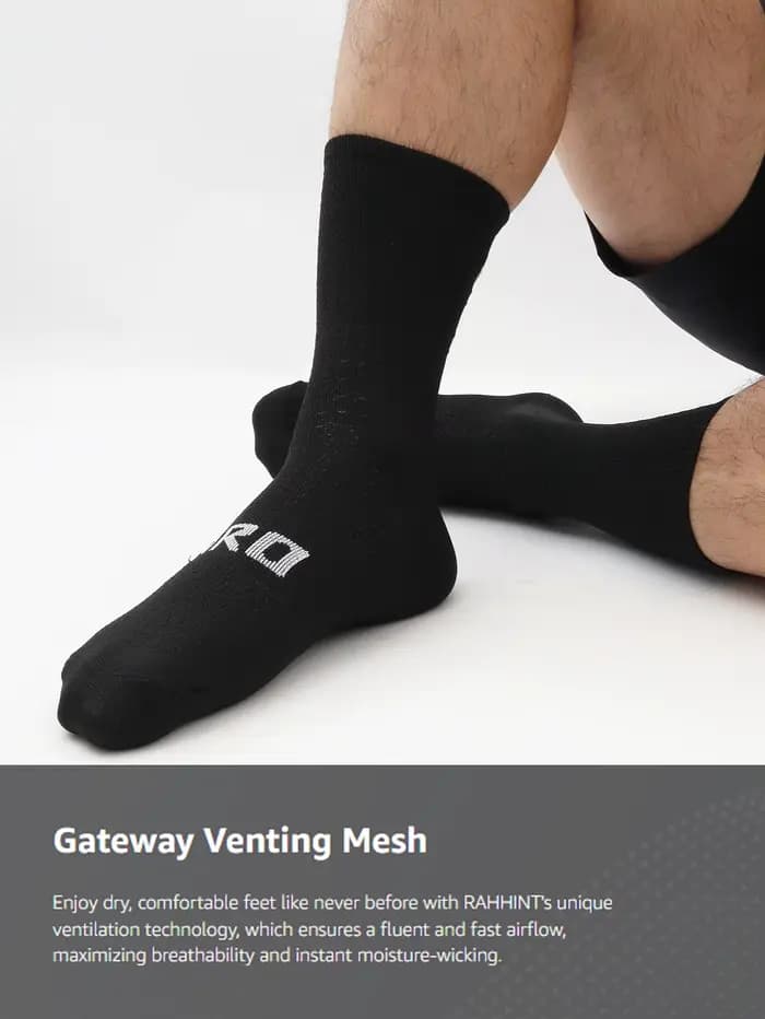 Chaussettes de cyclisme hommes 4 paires/ensemble