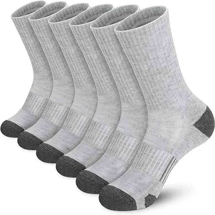 5 paires de chaussettes athlétiques pour hommes, chaussettes de Sport, de course, de mollet, rembourrées, respirantes, pour l'extérieur, pour hommes et femmes