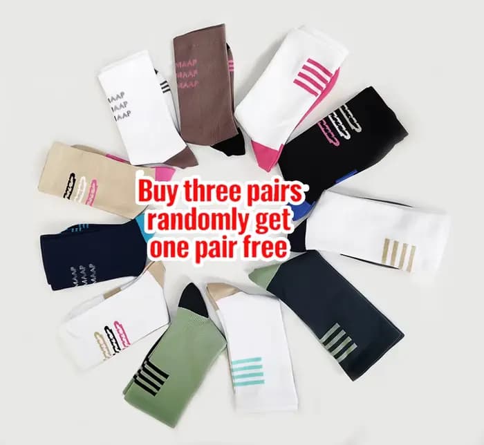 PASMAAP chaussettes de cyclisme professionnelles hommes femmes respirant anti-dérapant chaussettes de vélo de route chaussettes de cyclisme vtt vélo sport chaussettes de course