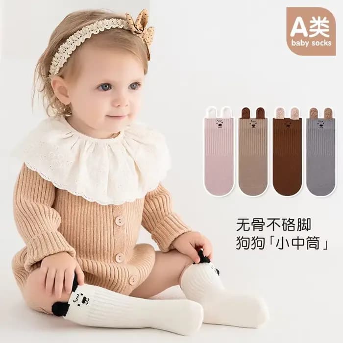 Coton doux bébé enfant en bas âge garçon fille chaussette dessin animé enfants chaussettes courtes automne hiver 0-8