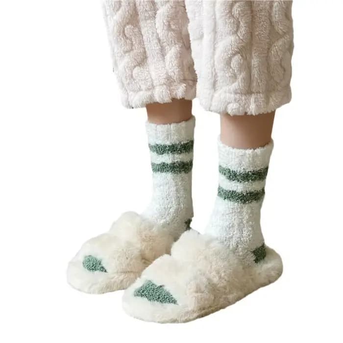 Chaussettes en molleton de corail pour femmes