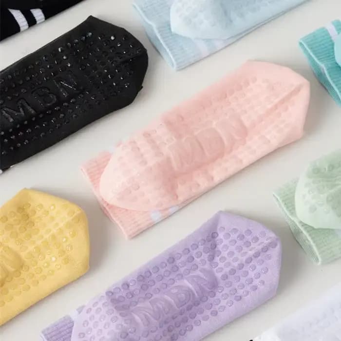 Chaussettes élastiques coordonnantes en coton pour femme