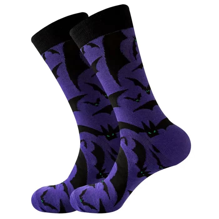 Chaussettes drôles pour hommes et femmes, Harajuku, Seton Alien, Monster Socks, Pumpkin, Bat Crew, Hot Sale, Halloween, Nouveau