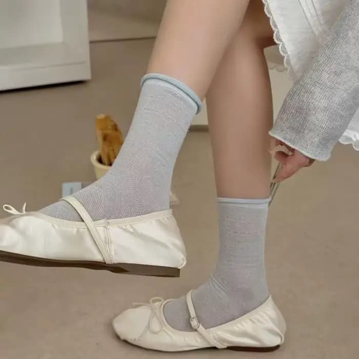 Chaussettes en résille pour femmes