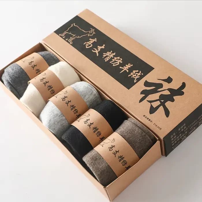 Chaussettes en cachemire pur de haute qualité pour hommes et femmes