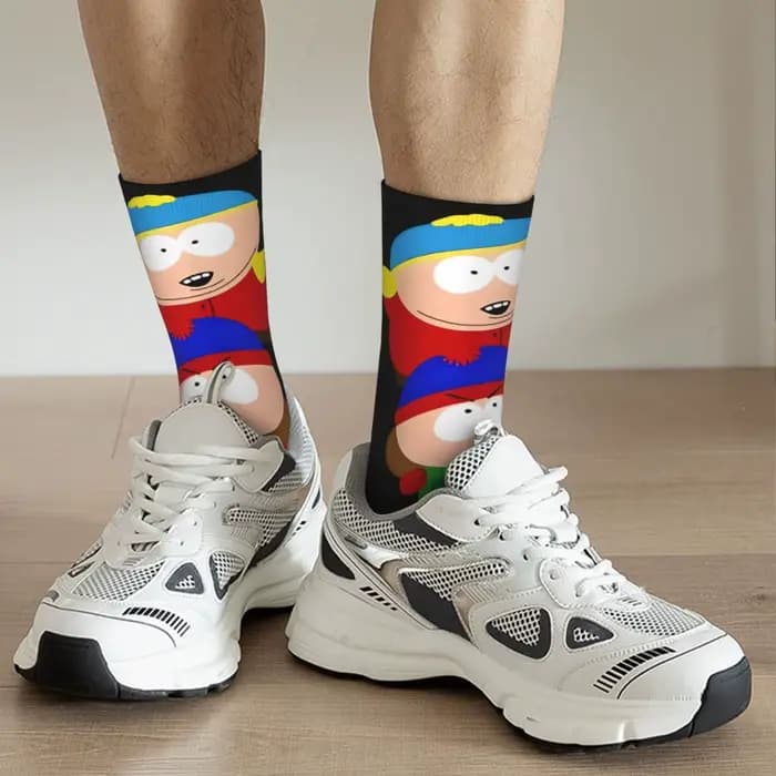 Chaussette en laine unisexe S-southpark Theme Breaking Park RNCan High FS