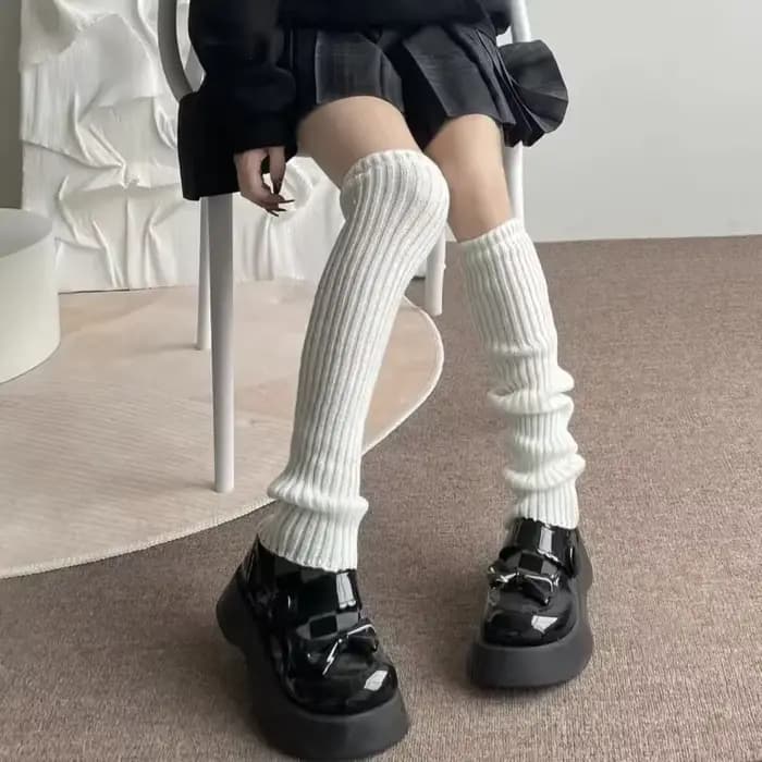 Jambières Lolita tricotées 40-70cm