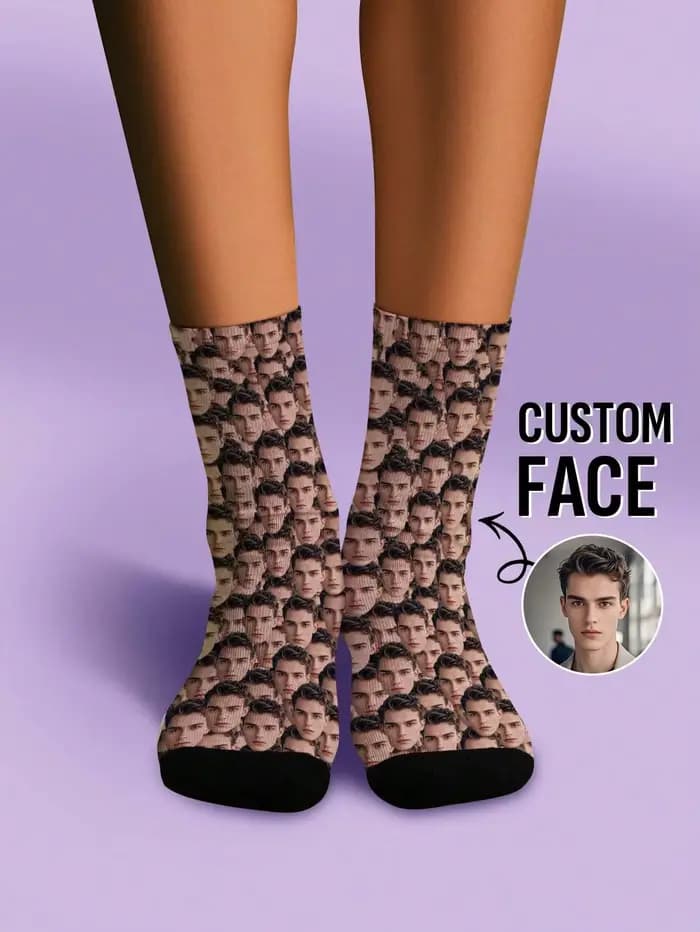Chaussettes personnalisées avec Photo