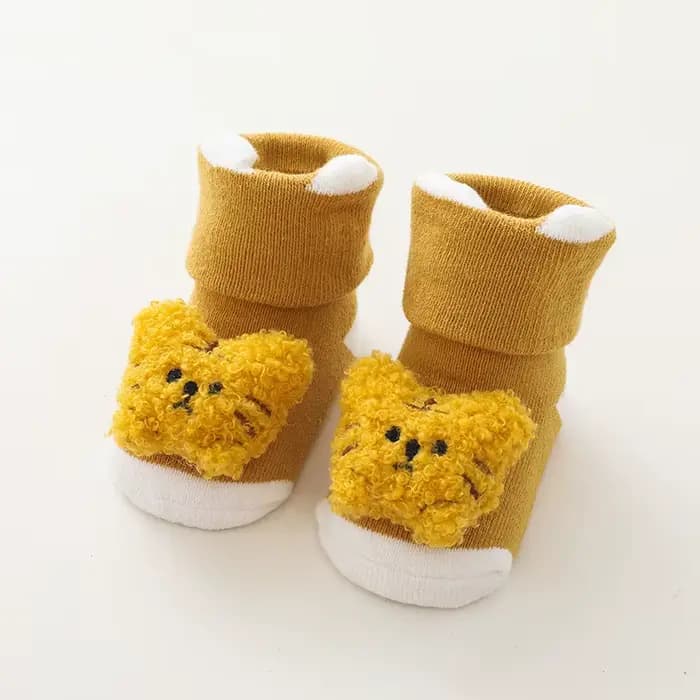 Chaussettes antidérapantes pour nouveau-né fille et garçon